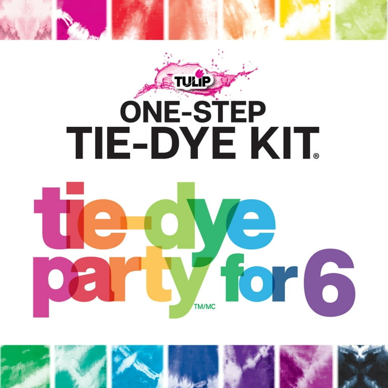 Tulip One-Step Tie-Dye Kit 15-Color Party Kit, Standard, Rainbow New 102 pc  17754409485