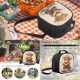 thumbnail image 5 of KUIFORTI Brown Cow 4Pcs Girls Backpack Set, Cute School Bag with Lunch Box Pencil Pouch Water Bottle Sleeve for Elementary Primary Middle School Students, 5 of 6