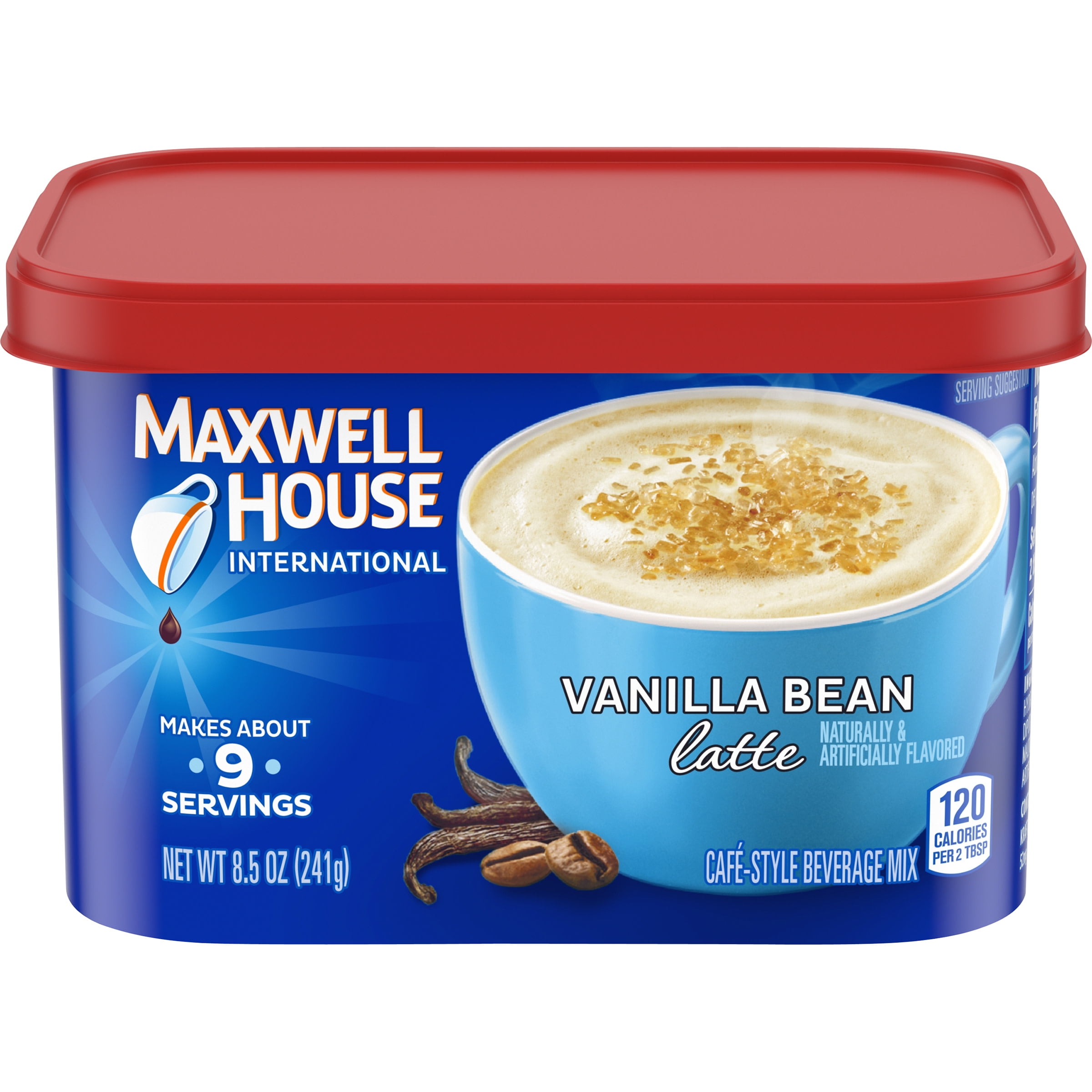 Maxwell House International Vanilla Bean Latte CafeStyle Instant