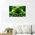 thumbnail image 4 of BCIIG Frog Wall Art For Living room City  Canvas Prints Printing Home Office Decorations With, 4 of 5