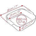 thumbnail image 2 of Peugeot Appolia Petit Plat de Cuisson Carré Rouge-7 x 5 x 2 Po, 2 of 7