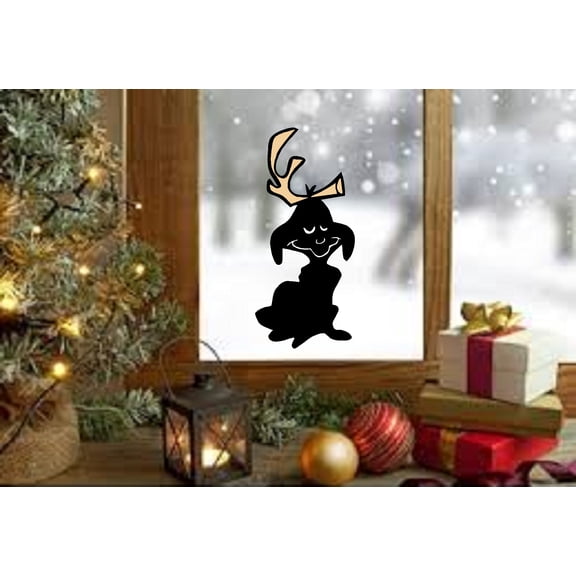 Max Chistmas Wall or Window 13" x 28"