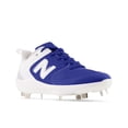 thumbnail image 3 of New Balance Women's Fresh Foam X Velo V3 Low Metal Fastpitch Softball Cleats Royal/White Medium 11, 3 of 5