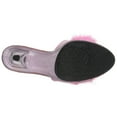 thumbnail image 4 of 305- Sasha,  3" Heel Maribou Slipper, 4 of 8