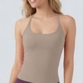 thumbnail image 5 of OGLCCG Workout Yoga Crop Tank Tops for Women Criss Cross Open Back Strappy Sleeveless Tank Tops Athletic Gym Sports Shirts, 5 of 6