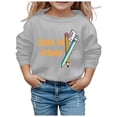 thumbnail image 3 of TIWEKE Chandails en Molleton Filles Rentrée des Classes Mode Manches Longues Hauts Confortables pour Enfants Motifs Dessin Animé Décontractés Vêtements d'Hiver Chauds, Tailles 11-12 Ans, 3 of 5