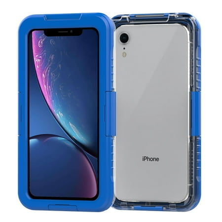 premium waterproof sealed for apple iphone xr with plastic screen cover for swimming premium waterproof sealed for apple iphone xr with plastic screen cover for swimming