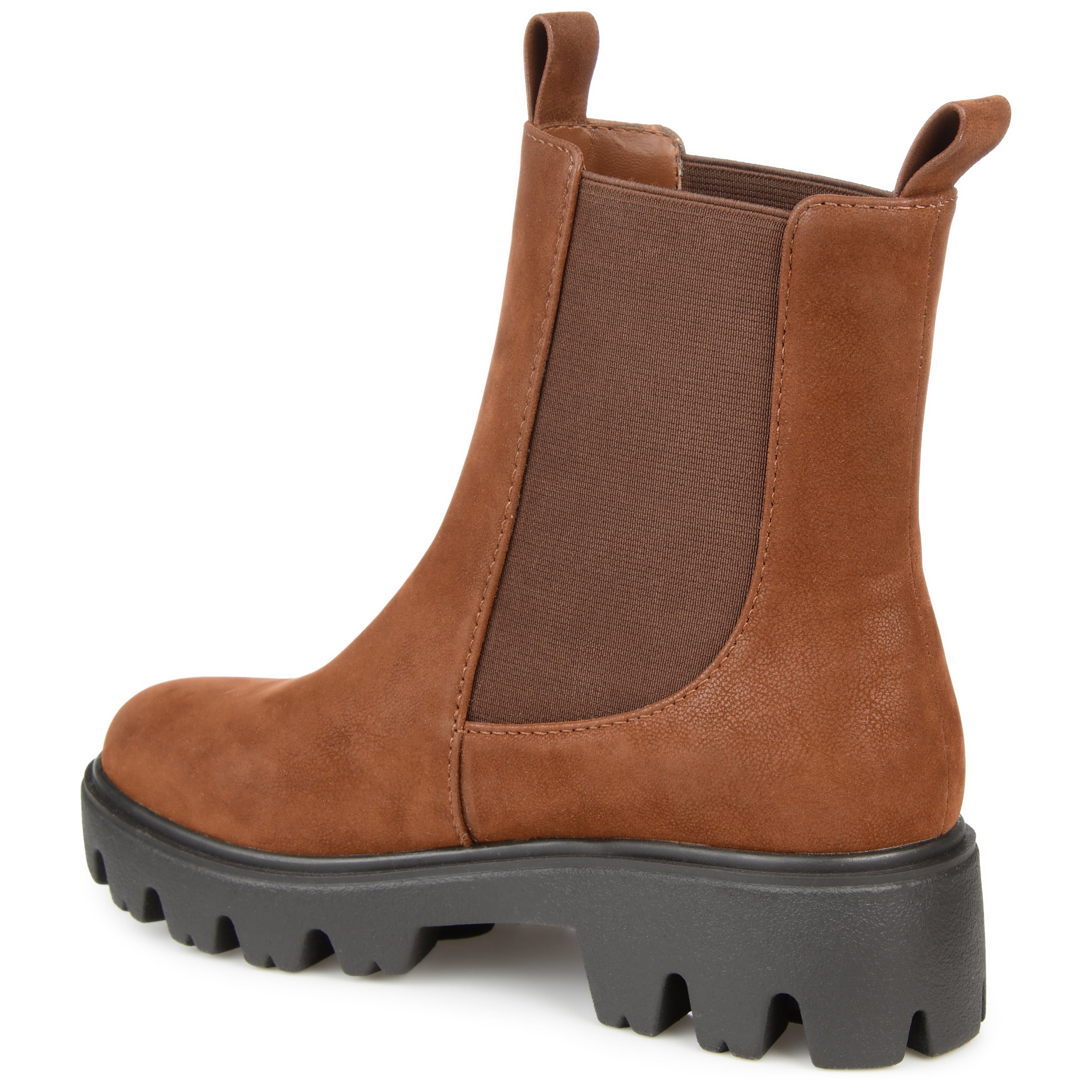 Journee Womens Ivette Pull On Block Heel Booties