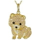 thumbnail image 1 of Cadenas y Dijes DogNeck25 1Pza Pomeranian Dorado Metal VentDepot, 1 of 4