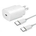 thumbnail image 4 of Samsung PD 25W USB-C Super Fast Charging Wall Charger for Samsung Galaxy S22 S21 S20 Ultra Plus Note 10+, Google Pixel, Note 20, PPS Charger Adapter Block with 3ft USB-C to USB-C Cable kit, 4 of 4