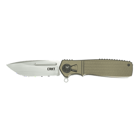Edge Silver Aluminum Handle Plain CRKT Homefront K270GXP Folding Knife with Field Strip Take-Apart & Reassemble Technology with 3.5