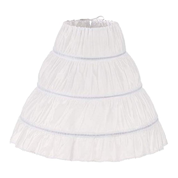 NordicNest Children 3 Petticoat Girls Petticoats Under 4 14 Years Girls Form Dress for Casual