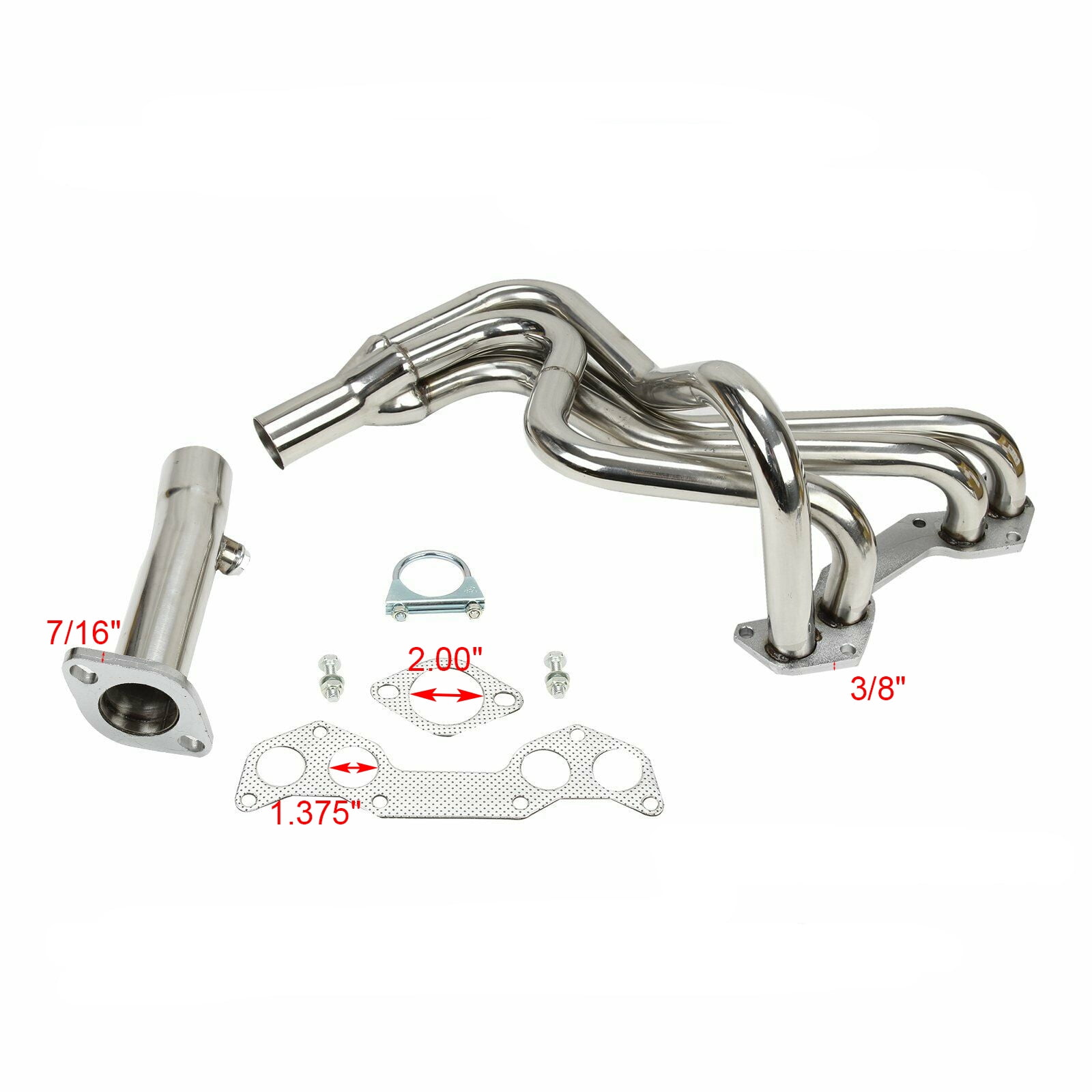 Exhaust Manifold Performance Header Fit for Mazda B2000 B2200 2.0L 2.2L 1986-1993