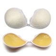 thumbnail image 3 of Cumka Adhesive Bra Silicone Sticky Bra Invisible Push up Bra Strapless Backless Bra for Women (Lace White D), 3 of 7