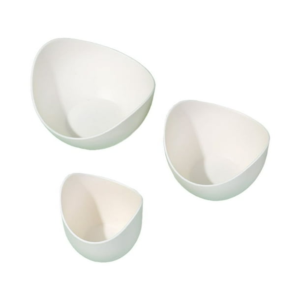 Ounissouiy Pack de 3 Platos de frutos secos Cocina Apertura grande Semillas Frutas Ensalada Aperitivos Platos Bandejas lavables Bar Fiesta Type2 NO2