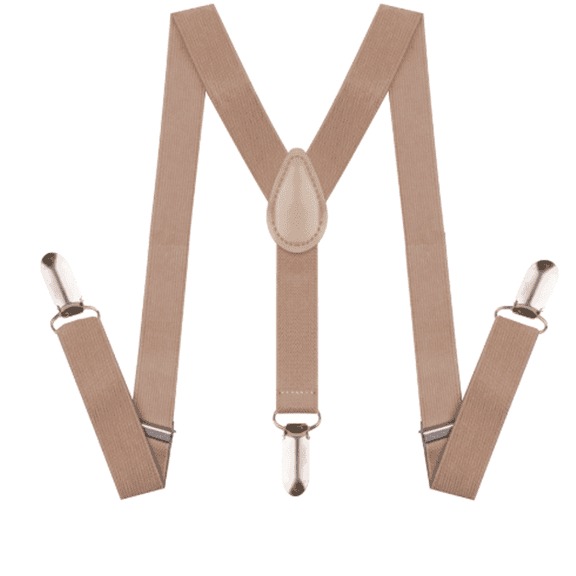 FLORNIX Suspenders for Men Flexible Mens Suspenders Adapt to Different Body Types Wear-Resistant Suspenders,Khaki