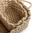 thumbnail image 2 of Truu Design Chunky Braided Jute Basket Set, 2 of 5