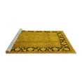 thumbnail image 2 of Ahgly Company Machine Washable Indoor Rectangle Oriental Yellow Industrial Area Rugs, 2' x 5', 2 of 4