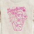 thumbnail image 3 of Monster High - Draculara Pink - Toddler And Youth Crewneck Fleece Sweatshirt, 3 of 5