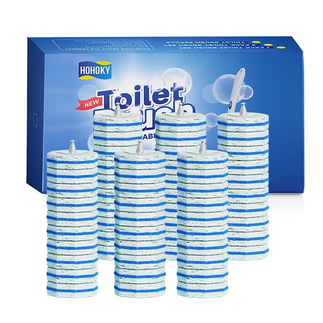 Cepillo de limpieza de inodoro desechable Hohoye 60 recambios