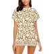 thumbnail image 1 of Pijama corto de mujer con estampado de herradura LKS302, 1 of 4