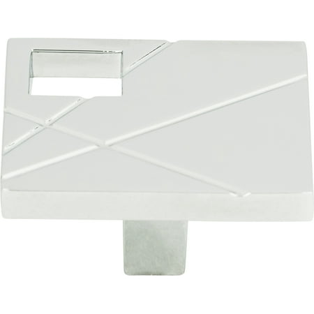 Atlas Homewares 251L Modernist 1-1/2" Square Cabinet Knob - Chrome