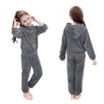 thumbnail image 4 of VNKIDY Boys Girls Flannel Clothes Sets Long Sleeve O-Neck Coats Tops Pants Winter Warm Soft Fuzzy Homewear With Sweatpants Outfits Sets Breathable, 4 of 9