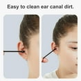 thumbnail image 5 of 1 Box Cotton Swab Dual Head User-friendly Plastic Ear Cleaner Swab Eyelash Cotton Bud Makeup Tools Home Supplies,Black, 5 of 8