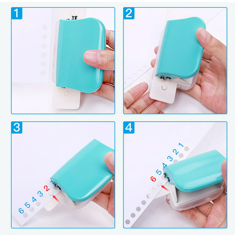 DIY Double Hole Puncher Loose Leaf Hole Punch Handmade Loose-leaf Paper  Hole Puncher for Office