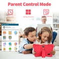thumbnail image 4 of EDDBNi 7" Kids Tablet，6GB RAM 32GB ROM Android Tablet Computer for Children，parental controls，Eye Protection Toddler Tablet for Ages 4-12（red）, 4 of 7