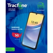 Tracfone Samsung A15 4G, 128GB, Black - Prepaid Smartphone [Locked to Tracfone Wireless}