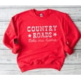 thumbnail image 4 of COUNTRY ROADS TAKE ME HOME Graphic Unisex Fleece Pullover, 4 of 7
