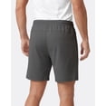 thumbnail image 3 of Athletic Shorts For Men 3 Pack Casual Shorts 8" Basketball Gym Shorts With Zipper Pockets Black, Charcoal, Heather Gray Size L, 3 of 8