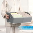 thumbnail image 4 of 3PCS Foldable Trapezoidal Storage Bins, Stylish Organizers for Home Use, 4 of 7