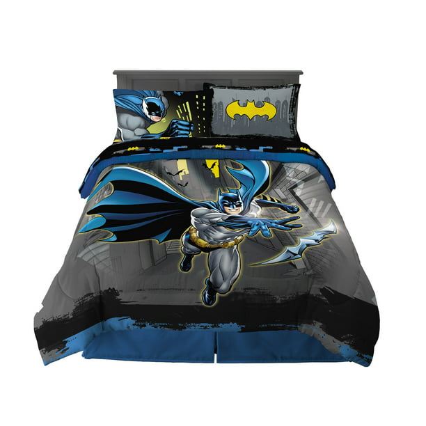 Batman Kids Full Bed In A Bag, Batman Twin Size Bed Sheets