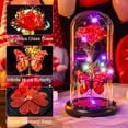 thumbnail image 2 of Gift Galaxy Glass Rose Forever Crystal Flor Light, 2 of 9