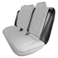 thumbnail image 1 of For 2016-2024 Honda Civic FH Group Neoprene Custom Fit Car Seat Covers Waterproof  - Rear Solid Gray, 1 of 4