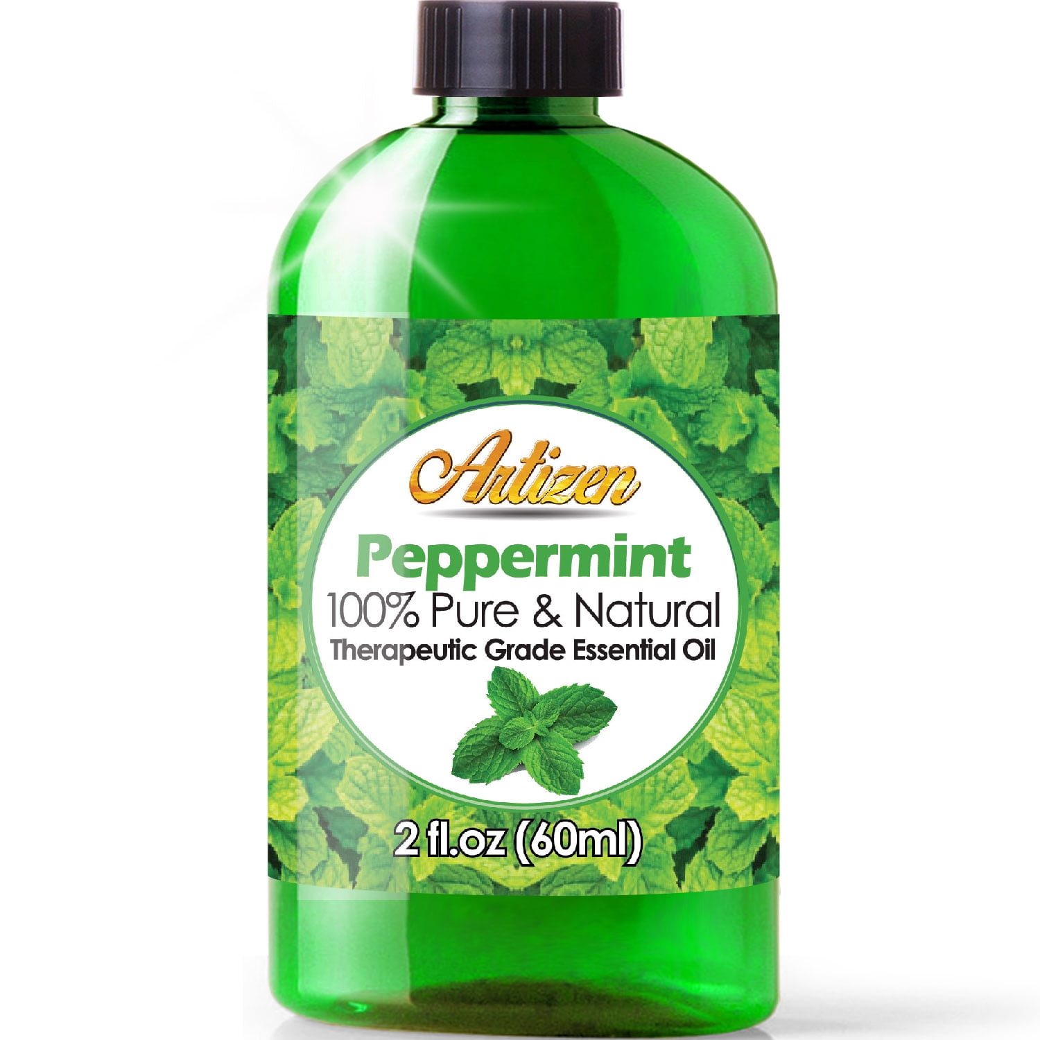 2oz Artizen Peppermint Essential Oil (100 Pure & Natural UNDILUTED