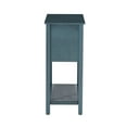thumbnail image 4 of Linon Krista 4-Drawer Beadboard Console Table with Shelf, Antique Navy, 4 of 20