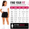 thumbnail image 7 of RBX Girls Dolphin Athletic Shorts Breathable Mesh Gym Activewear 2 Pack, 7 of 7