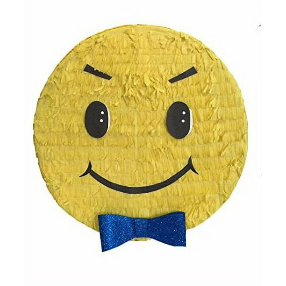 Emoticon Pinata Blue Bowtie16"