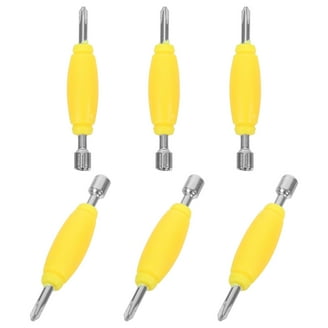 TEKTON 6-in-1 Ratchet Screwdriver Set - Chrome Vanadium Steel Bits With Comfort Grip Handle