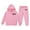 Light Pink, variant on Byoo Toddler Girls Outfits Set Pocket Hoodie Shirt Joggers Clothing Sets Warm Comfy 2 Piece Tracksuit Sets