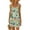 Green, variant on WTOBBY Women's Tropical Leaf Print Sleeveless Scoop Neck Beach Dress with Breathable Fabric,Army Green 2XL