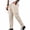 Khaki, variant on YABCSAZ Mens Corduroy Cargo Pants Straight Leg Multi Pocket Joggers Elastic Waist Drawstring Casual Work Trousers Loose Fit Cotton Blend Outdoor Streetwear Pants with Pockets