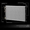 thumbnail image 2 of Nuvision for 10-16 Tucson Sportage 2.0/2.4L OE Style Aluminum Core AT Radiator DPI 13150, 2 of 5