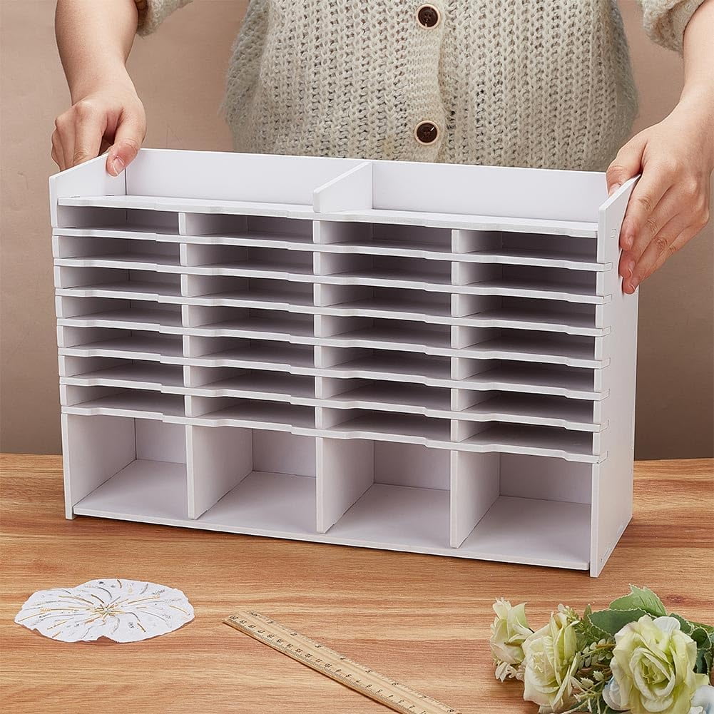 32 Slots Diamond Painting Tray Organizer PVC Detachable Diamond Painting Tray Tower Storage Holder
