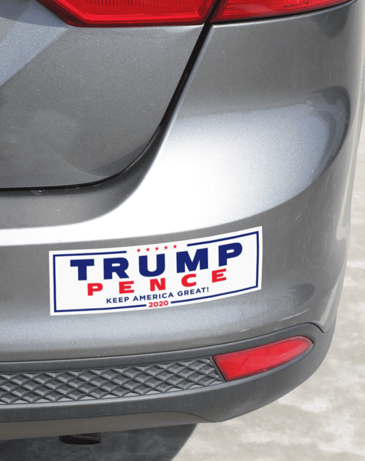 keep america great trump pence 2020 magnetic bumper sticker/car magnet 