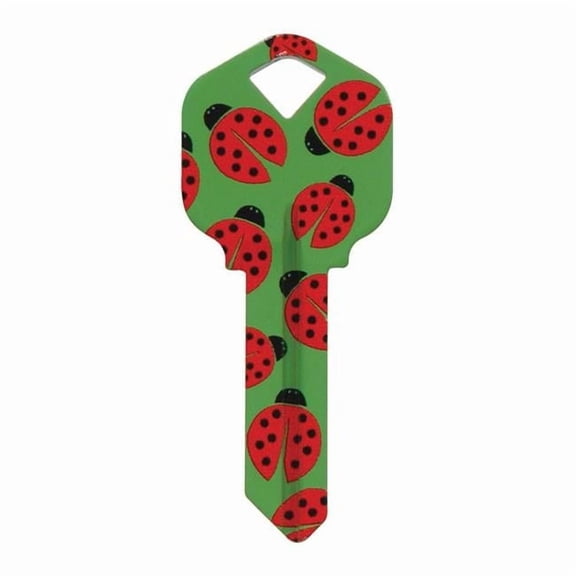 Wackey Lady Bugs House & Office Blank Single Sided Universal Key - Pack of 6