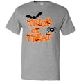 thumbnail image 3 of Inktastic Halloween Trick-or-Treat with Spider and Bats T-Shirt, 3 of 5